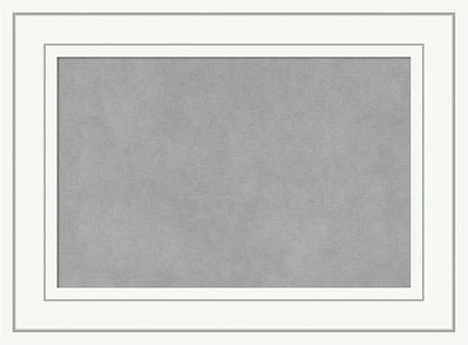 Amanti Art White Framed Magnetic Board 17x23 Small Vision Board for use with Magnets, 100% Metal Sheet to Display Items as Office Decor or for Home Organization in mudroom, Kitchen or Kids Room