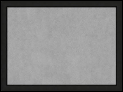 Amanti Art Black Framed Magnetic Board 23x31 Medium Vision Board for use with Magnets, 100% Metal Sheet to Display Items as Office Decor or for Home Organization in mudroom, Kitchen or Kids Room