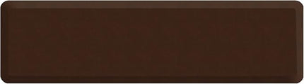 GelPro Anti Fatigue Nonslip Mat: Hard Floor Utility Mats for Garage, Patio and Kitchen - 20" x 72" x .5" - Leather Grain Truffle