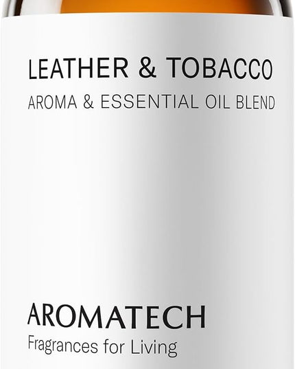 AromaTech Leather & Tobacco Aroma Oil for Scent Diffuser - 500 Milliliter