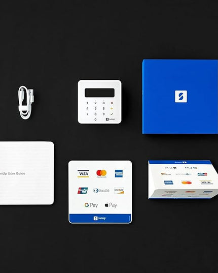 SumUp Plus Card Reader, Bluetooth - NFC RFID Credit Card Reader for Smartphone