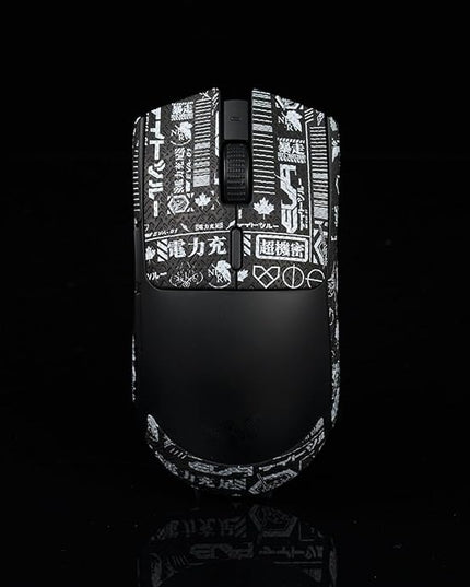 Gamer Mouse Grip Tape Sticker for Razer Viper V3 Non Slip Suck Sweat Pre Cut Easy Install PC Gaming EVA Black
