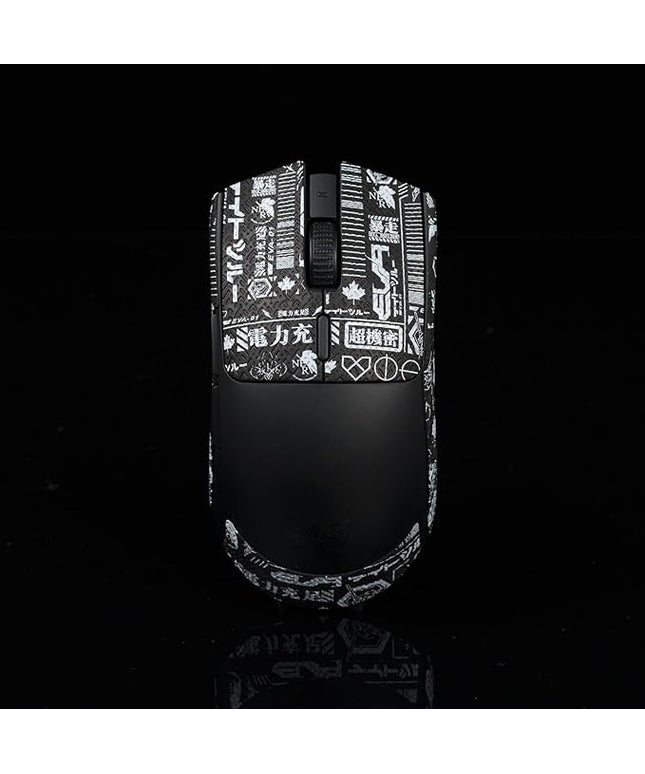 Gamer Mouse Grip Tape Sticker for Razer Viper V3 Non Slip Suck Sweat Pre Cut Easy Install PC Gaming EVA Black