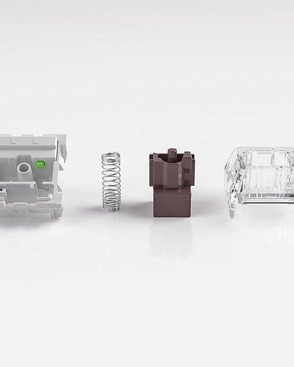 Kailh Box Brown Switches for Mechanical Keyboard,3-Pin 45gf Tactile/Factory Lubed/Dust&Waterproof Switches(Kailh Box Brown,90Pcs)