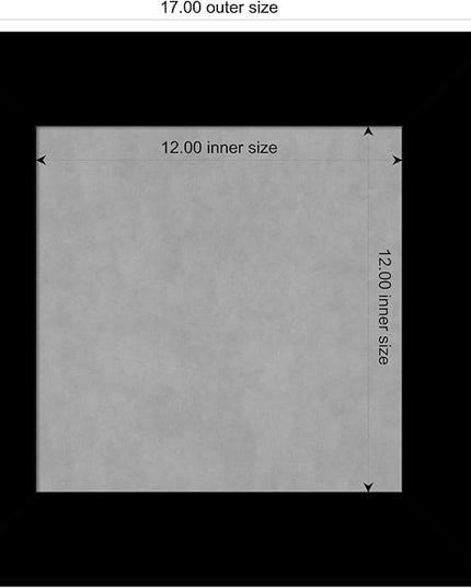 Amanti Art Black Framed Magnetic Board 17x17 X-Small Vision Board for use with Magnets, 100% Metal Sheet to Display Items as Office Decor or for Home Organization in mudroom, Kitchen or Kids Room