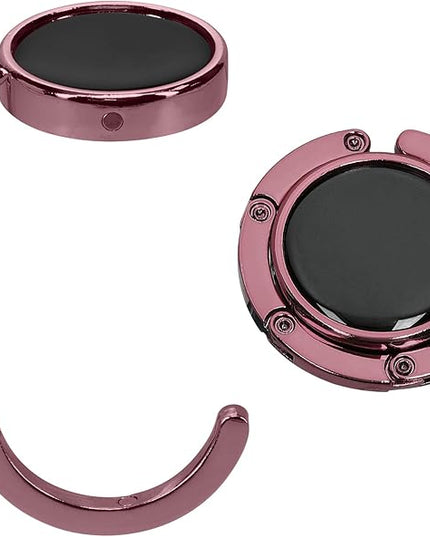 kwmobile Purse Hanger for Table (Set of 2) - Purse Hook for Table - Folding Handbag Hanger - Portable Bag Holder
