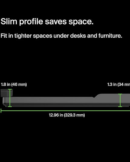 Belkin Power Strip Surge Protector with 8 Outlets, 6 ft Long Flat Plug Heavy Duty Extension Cord + Overload Protection for Home, Office, Travel, Compuer Desktop & Phone Charging Brick (3,550 Joules)