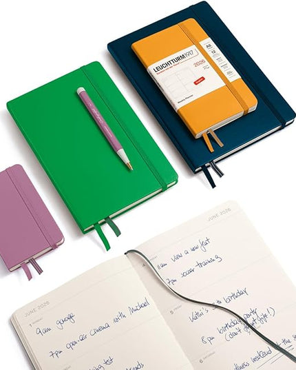 LEUCHTTURM1917 - Weekly Planner 2026, Softcover, Medium (A5), Ink (Jan 1 - Dec 31, 2026)