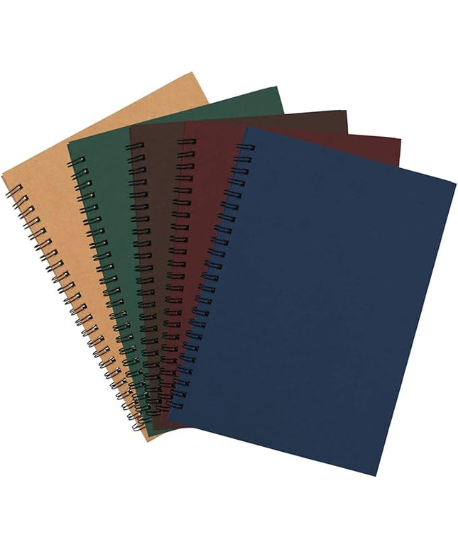 Rocutus 5pcs Colorful Spiral Notebook Student Small Study Book Spiral Notebook Small Notebook Office Simple Working Book Diary Notebook