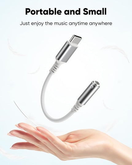 Highwings USB Type C to 3.5mm Female Headphone Jack Adapter, (3-Pack) USB C to Aux Audio Dongle Adapter Compatible with iPhone 16 Pro Max/15 Pro/15, Samsung Galaxy S24/S23/S22 Ultra, iPad Pro