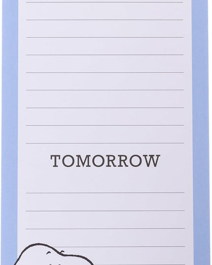Graphique Happy Snoopy Notepad, 100 Tear-Away Sheets for Grocery, Gifts & To-Do Lists, Writing Pad for Fridge, Kitchen, Office, Fun Gift
