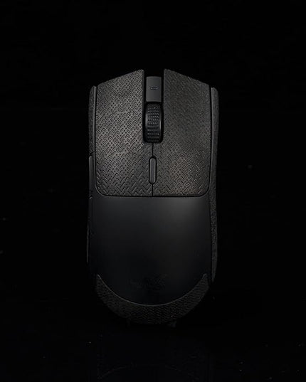 Gamer Mouse Grip Tape Sticker for Razer Viper V3 Non Slip Suck Sweat Pre Cut Easy Install PC Gaming Black 0.5mm