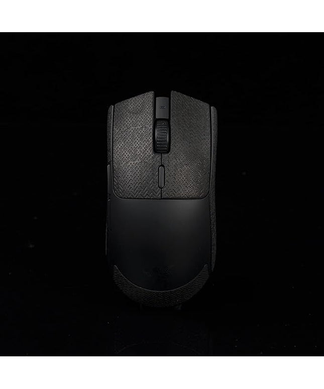 Gamer Mouse Grip Tape Sticker for Razer Viper V3 Non Slip Suck Sweat Pre Cut Easy Install PC Gaming Black 0.5mm