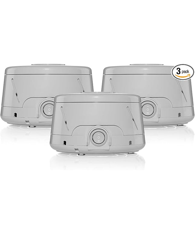 Yogasleep Dohm Classic (Gray 3 Pack) The Original White Noise Machine, Soothing Natural Sound From A Real Fan, Noise Cancelling For Office Privacy, Travel & Meditation, Sleep Therapy For Adults & Baby