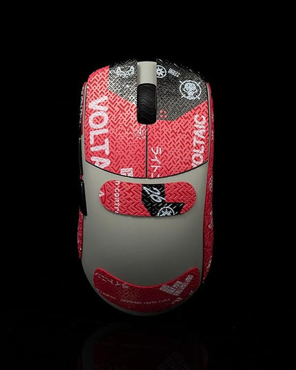 Grip Tape for Lamzu Atlantis Maya - Anti-Slip,Enhanced Control, Sweat Resistance,Improves FPS Gaming Grip & Mouse Protection [Pre-Cut] Blood X