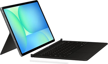 SAMSUNG Galaxy Tab S10 FE+ 13.1” 128GB WiFi Android Tablet + Book Cover Keyboard Slim, Long Battery Life, Powerful Processor, S Pen, US Version, 2025, 2 Yr Manufacturer Warranty, Gray