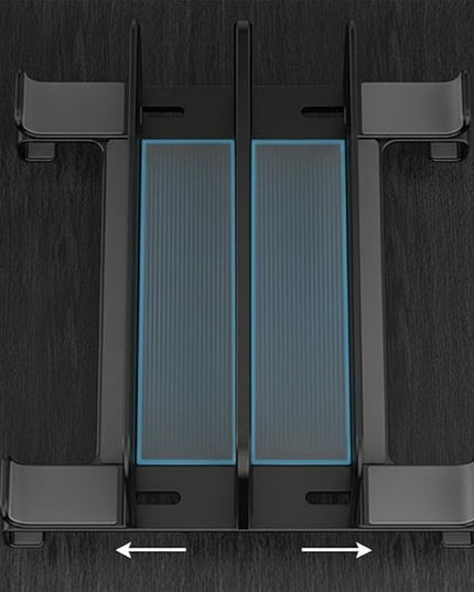 Vertical Laptop Stand, Compatible Desktop Laptop Holder, Adjustable Notebook Dock, 3 in 1 Computer Stand for Laptop/Tablet