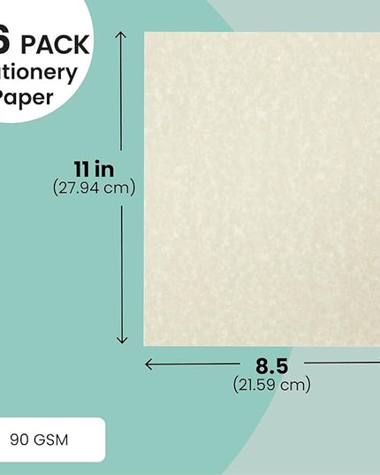 Best Paper Greetings Parchment Paper - 8.5 x 11 In, Ivory, 90 GSM, 96 Sheets - Resume & Certificate Paper - Printer Stock for Awards & Diplomas