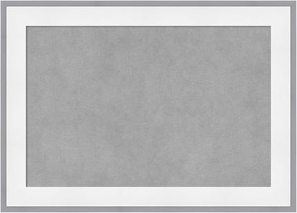 Amanti Art White Framed Magnetic Board 15x21 Small Vision Board for use with Magnets, 100% Metal Sheet to Display Items as Office Decor or for Home Organization in mudroom, Kitchen or Kids Room