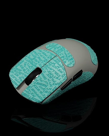 Grip Tape for Lamzu Atlantis Maya - Anti-Slip,Enhanced Control, Sweat Resistance,Improves FPS Gaming Grip & Mouse Protection [Pre-Cut] CS Cyan 0.3mm