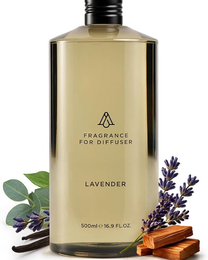 AromaPlan Hotel Scents Lavender 16 Fl Oz (473ml), Home Luxury Aroma & Diffuser Oil for Aromatherapy - USA Made, Bigger Bottle, Bolder Aroma & Longer Lasting