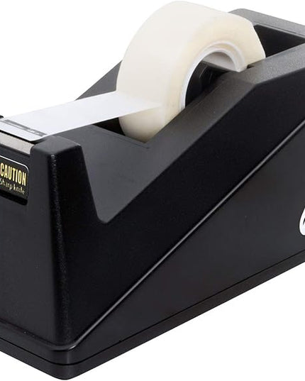 Excell Desk Tape Dispenser (1" core) with Non-Skid Base: Perfect for Office/School with Straight Tape cuts. Easy to use and Store with a Modern Design. Includes 3/4" Wide Tape Dispenser.