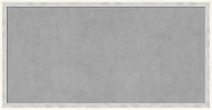 Amanti Art White Framed Magnetic Board 13x25 Small Vision Board for use with Magnets, 100% Metal Sheet to Display Items as Office Decor or for Home Organization in mudroom, Kitchen or Kids Room
