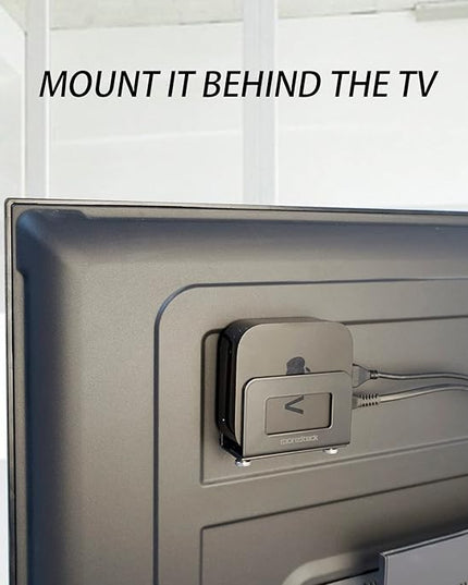 Monzlteck Adjustable Small Device Wall Mount Holder for Apple TV,ROKU,Router,Modem and Other Media Players