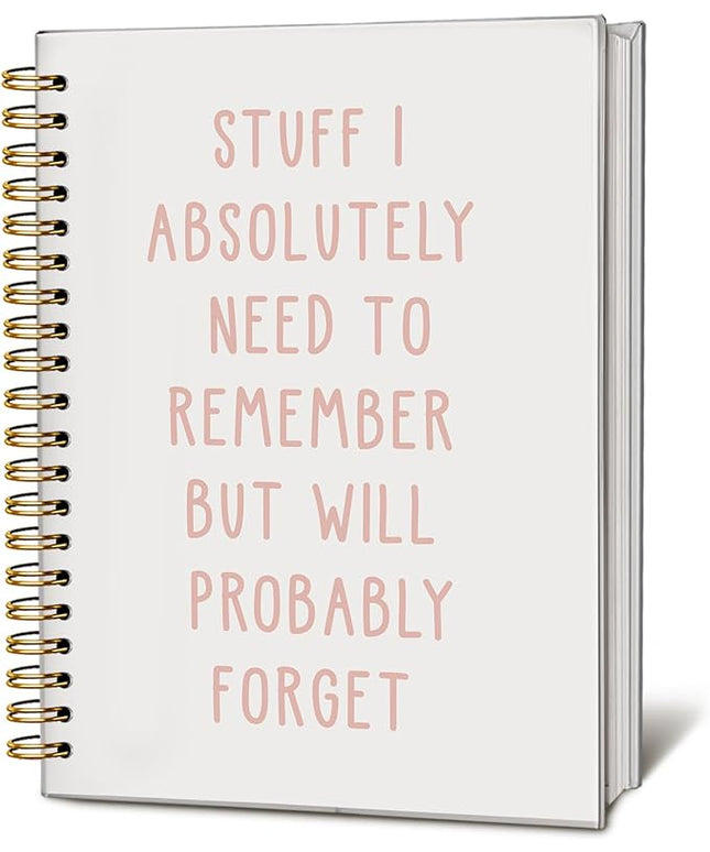 LIANGW Funny Notebooks for Workfor Coworkers & Boss, Funny Work Gifts Coworker Office Gifts for Men Women, Fun Spiral Notebooks Journals for Writing, Funny Office Supplies 5.5x8.3 Inch