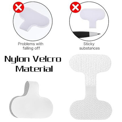 Cord Labels 40 Pack White Hook and Loop Cable Tags for Electronics, Computers, and Chargers Reusable Cable Labels Wire Tags for Easy Identification and Organization