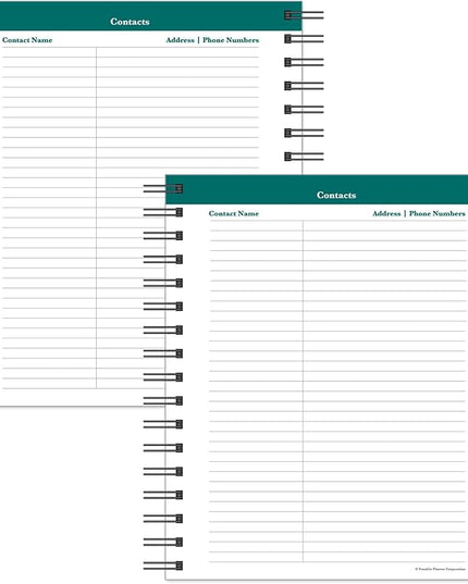 FranklinCovey - Undated Planner | Weekly - Wire-Bound Planner (7” x 8.5” X 1”)