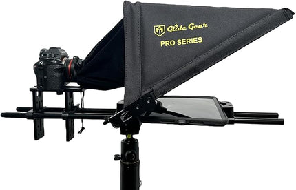 Glide Gear TMP 750 Teleprompter – All Camera & Smartphones, Tablets – 17" Glass, Hard Case, No Assembly