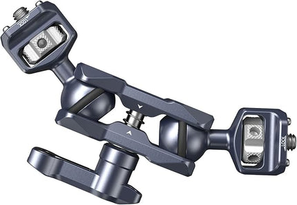 SMALLRIG Camera Magic Arm, Flexible Articulating Arm with 1/4” Screws, Field Monitor Mount with Dual Ballhead, Aluminum
