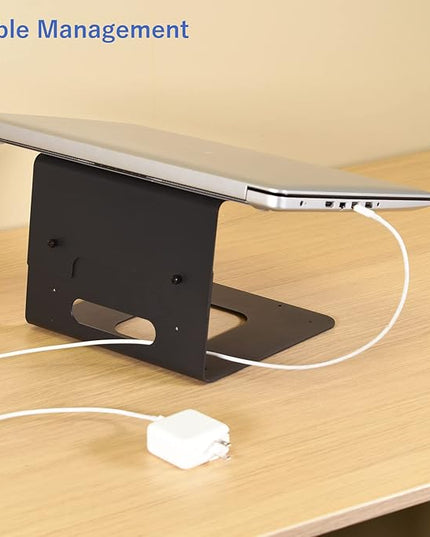 AEONS Desktop Stand, Ergonomic Adjustable Notebook Stand, Riser Holder Computer Stand Compatible with MacBook Air Pro, Dell, HP, Lenovo 10”-17" Laptops