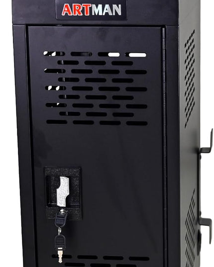TOUPUWAN Laptop and Tablet Storage Cart, Mobile Charging Cart and Cabinet for Up to 16 Units, with Charging Port Screen Size Up to 14", Fits Chromebook, Tablet, Laptop, Suitable for School, Business