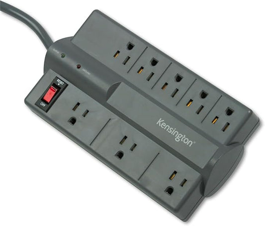 Kensington Guardian 8-Outlet, 6-Feet Cord, & 1080 Joules Premium Surge Protector (K38218NA)