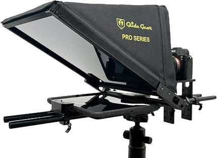 Glide Gear TMP 750 Teleprompter – All Camera & Smartphones, Tablets – 17" Glass, Hard Case, No Assembly