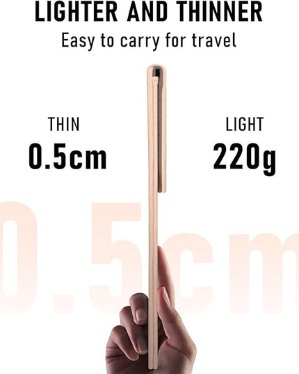 Allinside 13 Inch Laptop Sleeve Case for MacBook Air 13 2018-2025/MacBook Pro 13 2016-2022/Macbook Pro 14 2021-2024, Waterproof Matte PU Leather Horizontal Envelope Protective Case Cover, Flesh Pink