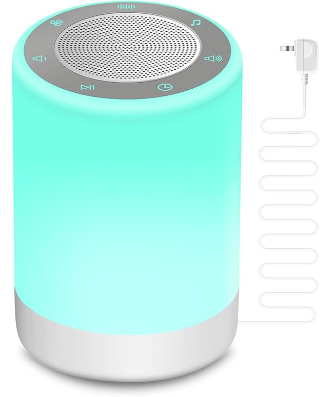YYDSKIT Sound Machine,White Noise Machine for Baby with Night Light, 32 High Fidelity Sounds,Plug in,5 Timers & Memory Feature, Noise Machine for Baby Kids Adults,Home