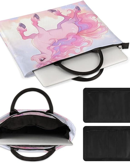 Hsnar 15.6 Laptop Case Briefcase Handbag with Accessory Pocket Slim Laptop Bag Laptop Sleeve