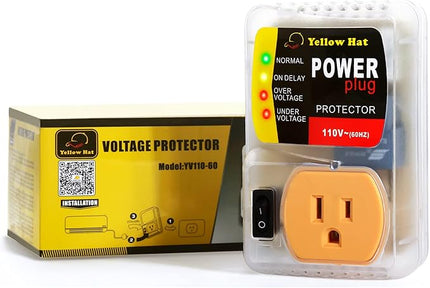 Voltage Protector, Surge Protector for Home Appliance, Voltage Brownout Outlet 110V 15A 2200 Watts