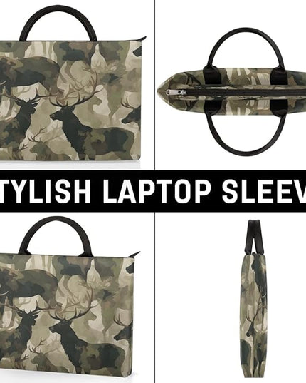 Hsnar 15.6 Laptop Case Briefcase Handbag with Accessory Pocket Slim Laptop Bag Laptop Sleeve