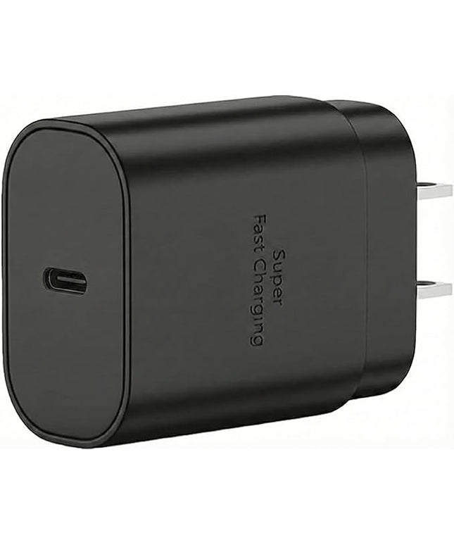 USB C Block 30W PD Super Fast Charging Block Type C Plug Wall Adapter Quick Charger for iPhone 17/17 Air/17 Pro/ 17 Pro Max/16/15/14/13/12/11/iPad/Mini/AirPod/Galaxy S25/S24/S23 (Black 1Pack)