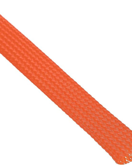 uxcell PET Expandable Sleeving 10ft 1/2" Orange Cable Management Sleeve Cord Organizer for Wrap Protect Cable