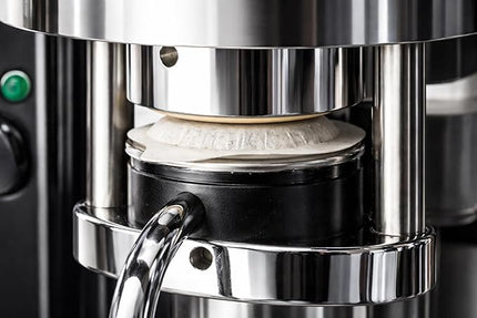 ESE Pod Espresso Machine – Spinel Pinocchio Coffee Maker for 44mm Paper Pods, Made in Italy, Compact Automatic Espresso Machine for Home & Office, Includes 150 Free ESE Pods (100 Classic + 50 Decaf)