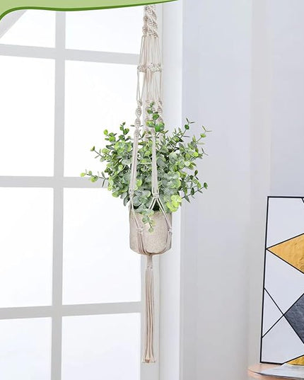 Fake Plants,5Pack Mini Potted Artificial Plant Small Faux Plant Indoor Outdoor for Home Decor,Eucalyptus Greenery Plastic Fake Green Grass Plants for Office Bathroom Shelf Farmhouse Coffee Table Decor