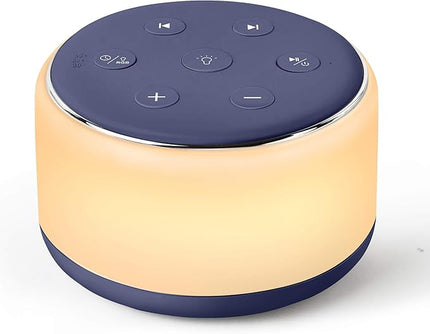 FamiSym Sleep Sound Machine for Babies Kids Adults - Rechargeable White Noise Machine for Sleeping with Night Light, 34 Soothing Sounds, Nursery Decor Baby Lullaby Machine, Registry Gift