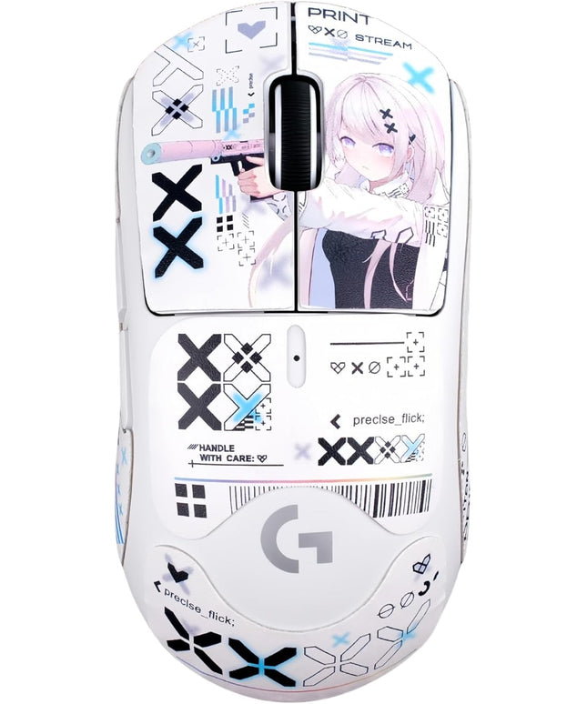 Mouse Grips Tape Full Coverage for Logitech G Pro X Superlight 1&2 Self-Adhesive, PreCut, Sweat-Resistant, Superlight Grips Professional Mice Upgrade Kit (PG-01, for G PRO X Superlight 1&2)
