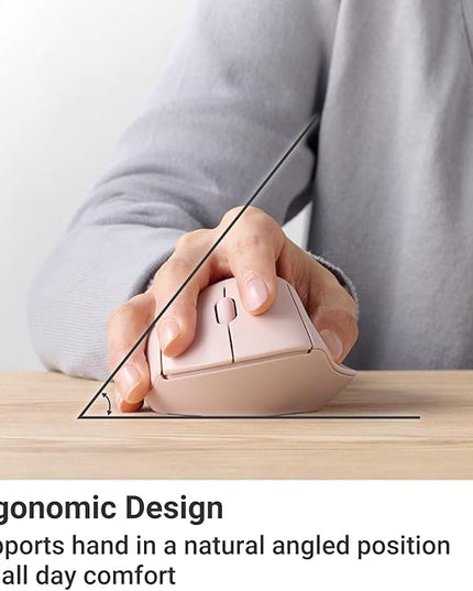 ELECOM Bluetooth Mouse Ergonomic Shape, Silent Click, 18-Month Battery Life, 2000DPI, 3 Buttons, Optical Sensor, Compatible with PC, Mac, Laptop, SHELLPA, Pink (M-SH10BBSKPN)