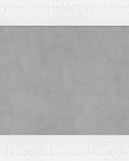 Amanti Art White Framed Magnetic Board 23x27 Small Vision Board for use with Magnets, 100% Metal Sheet to Display Items as Office Decor or for Home Organization in mudroom, Kitchen or Kids Room